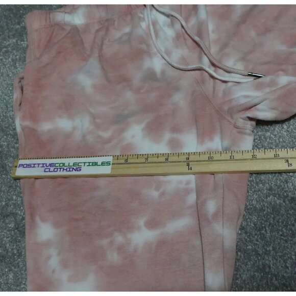 Yummy Sweater Co. Jogger Pants Women's Medium Pink Tie Dye Elastic Waist Outdoor - Picture 5 of 11